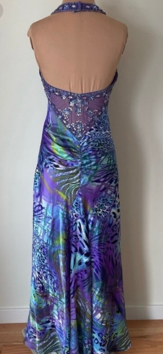 beaded maxi dress