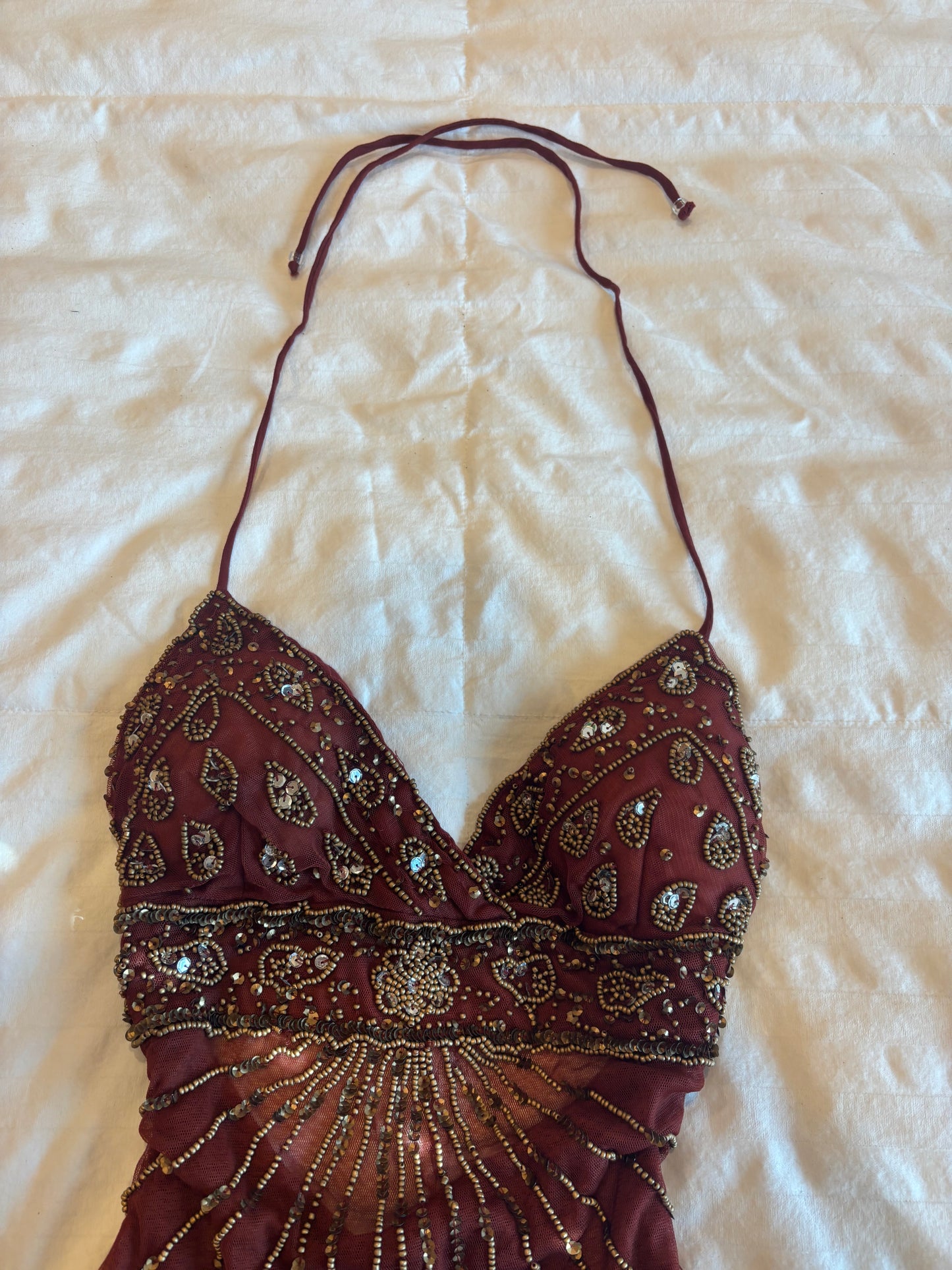 beaded top