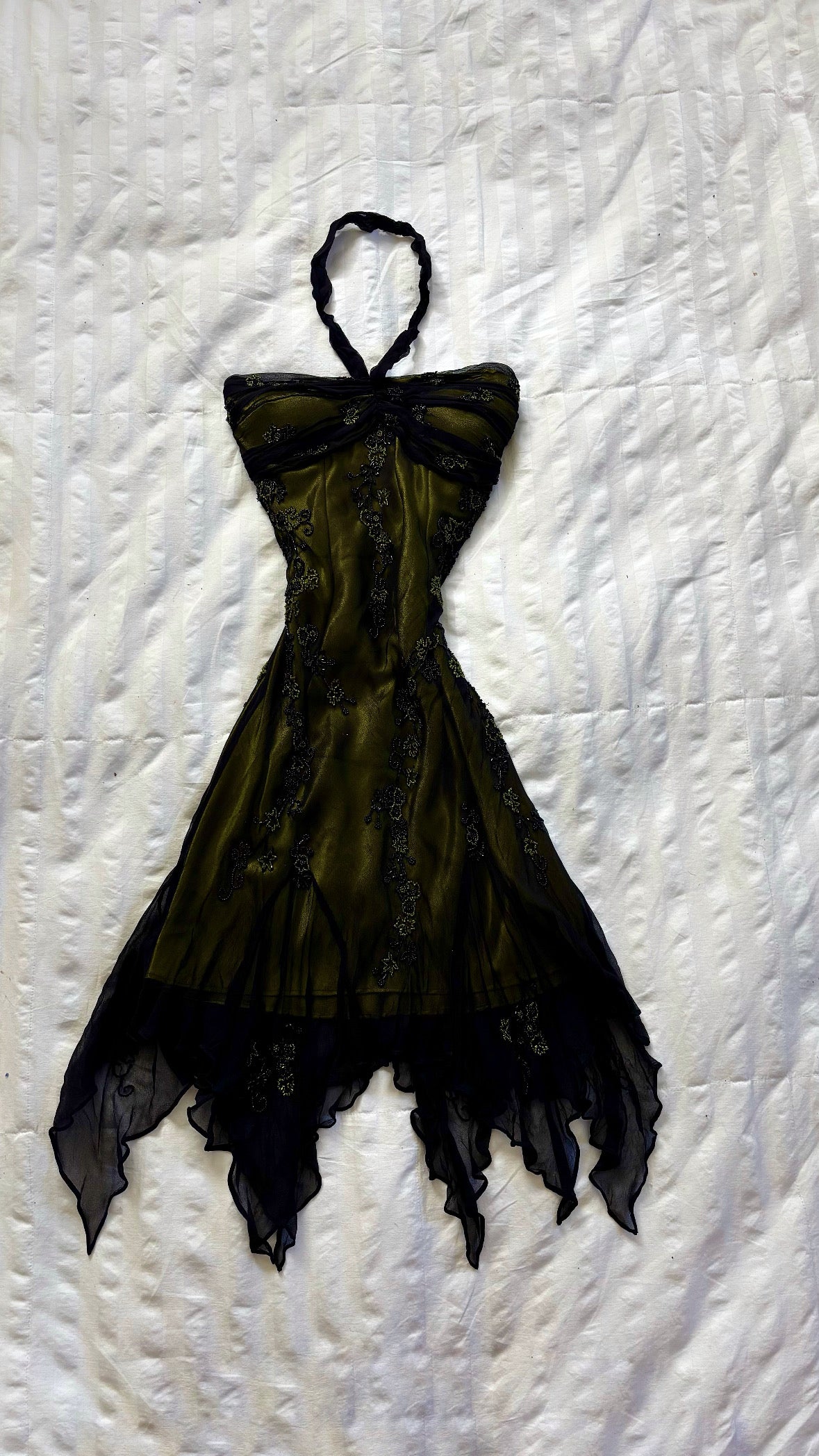 beaded scala dress