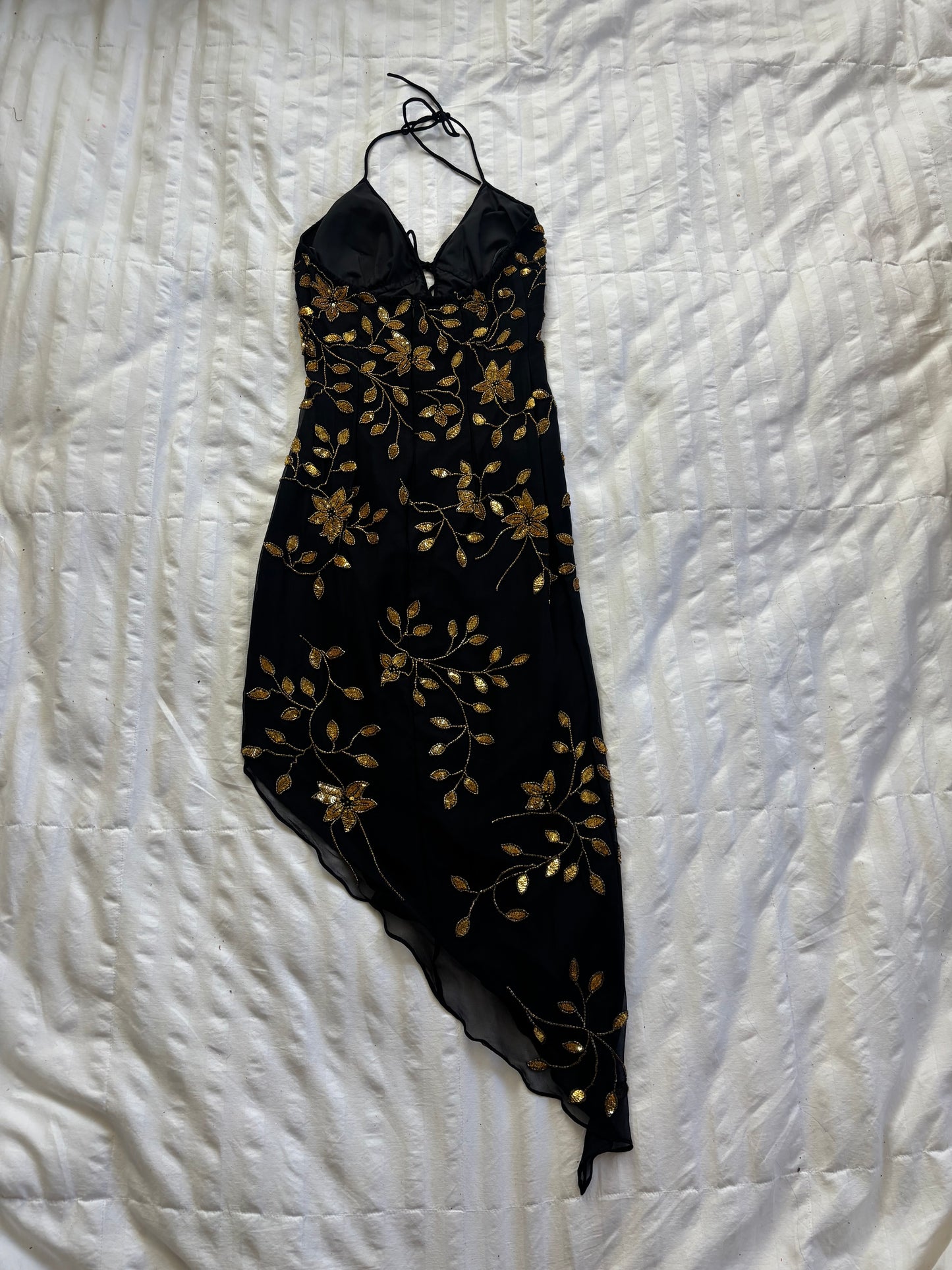 beaded dress