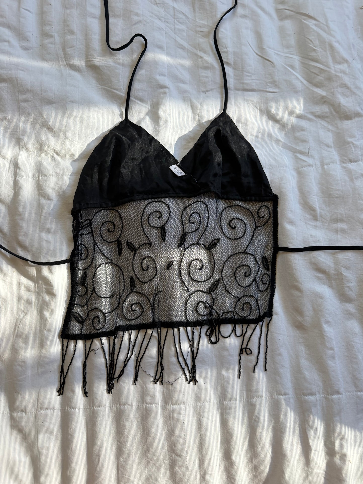 beaded fairy top