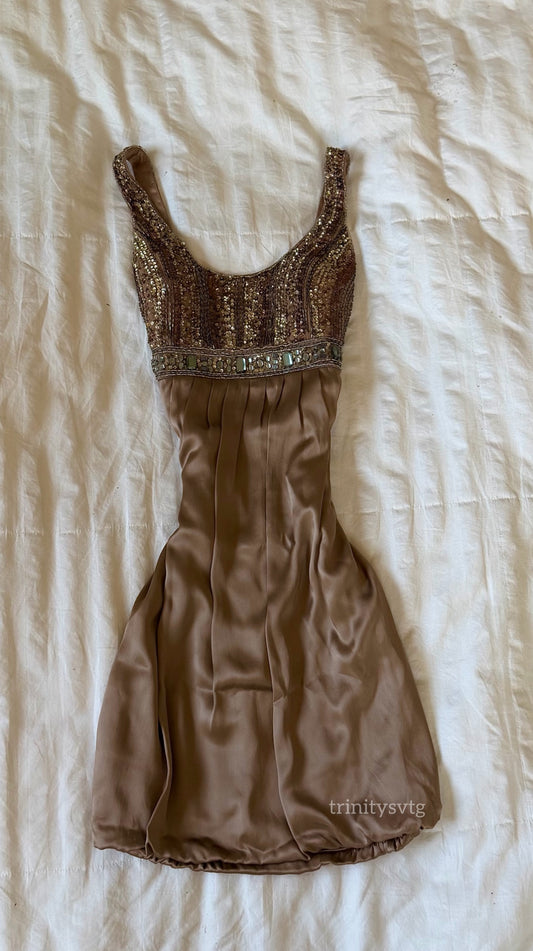 beaded  sue wong dress