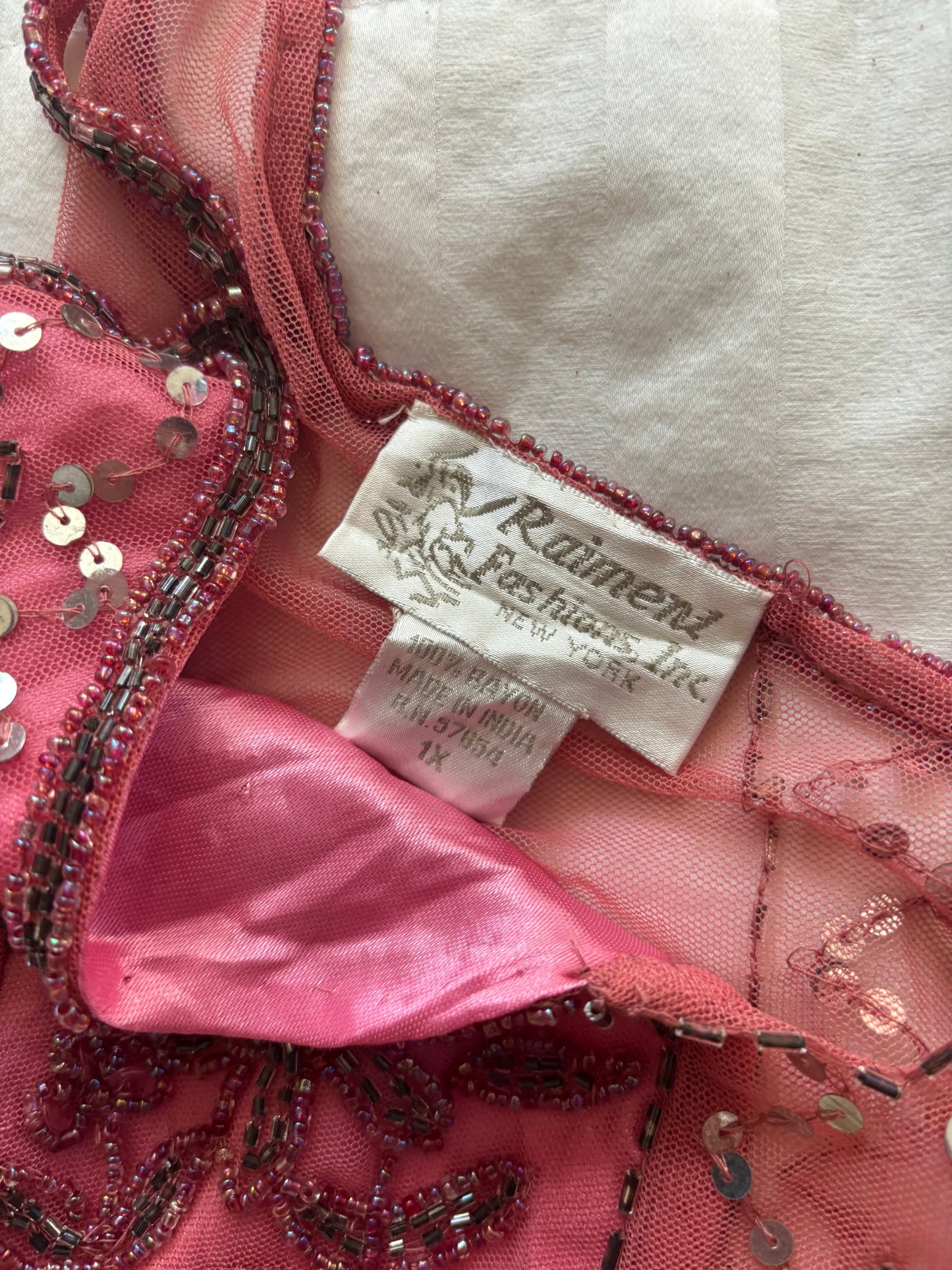 beaded fairy top