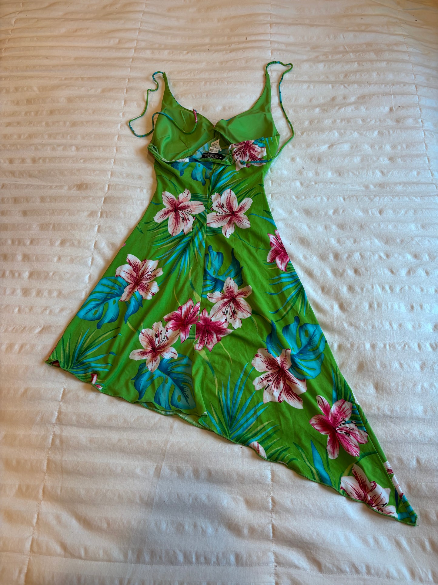 asymmetrical city triangles dress