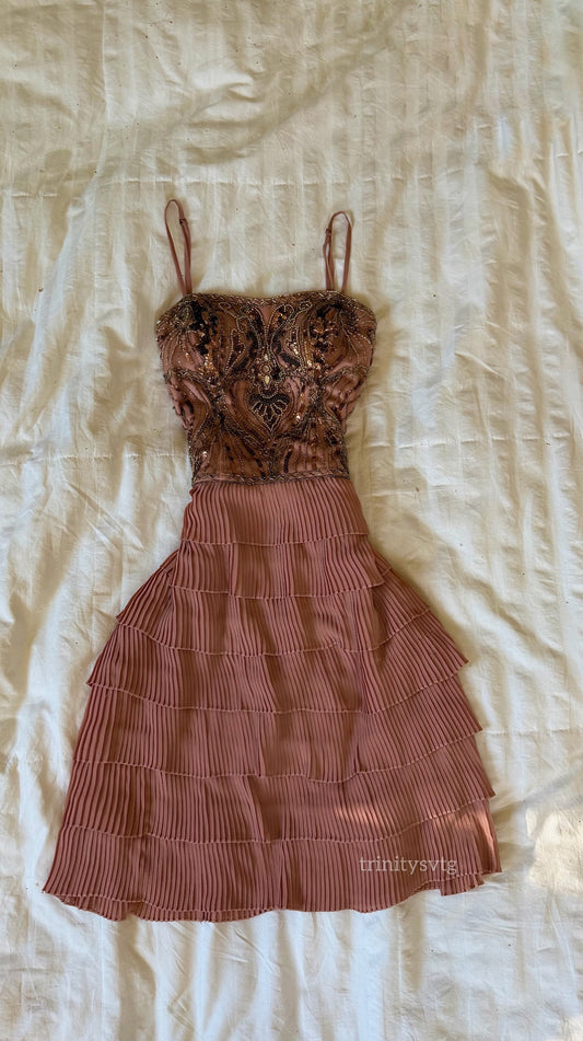 beaded  sue wong dress