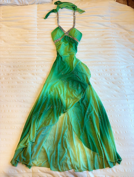 beaded maxi ynes dress