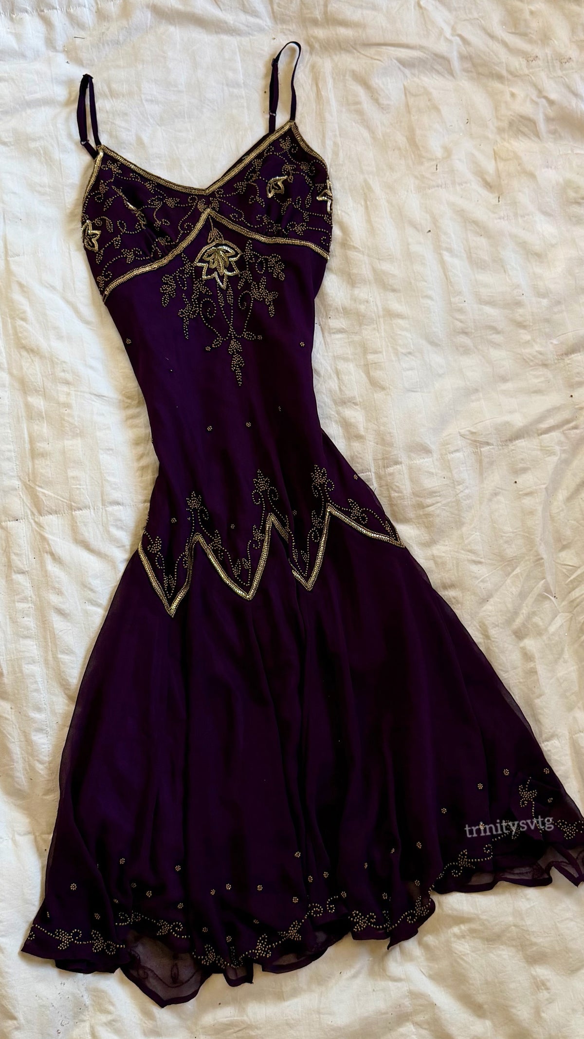 beaded dress