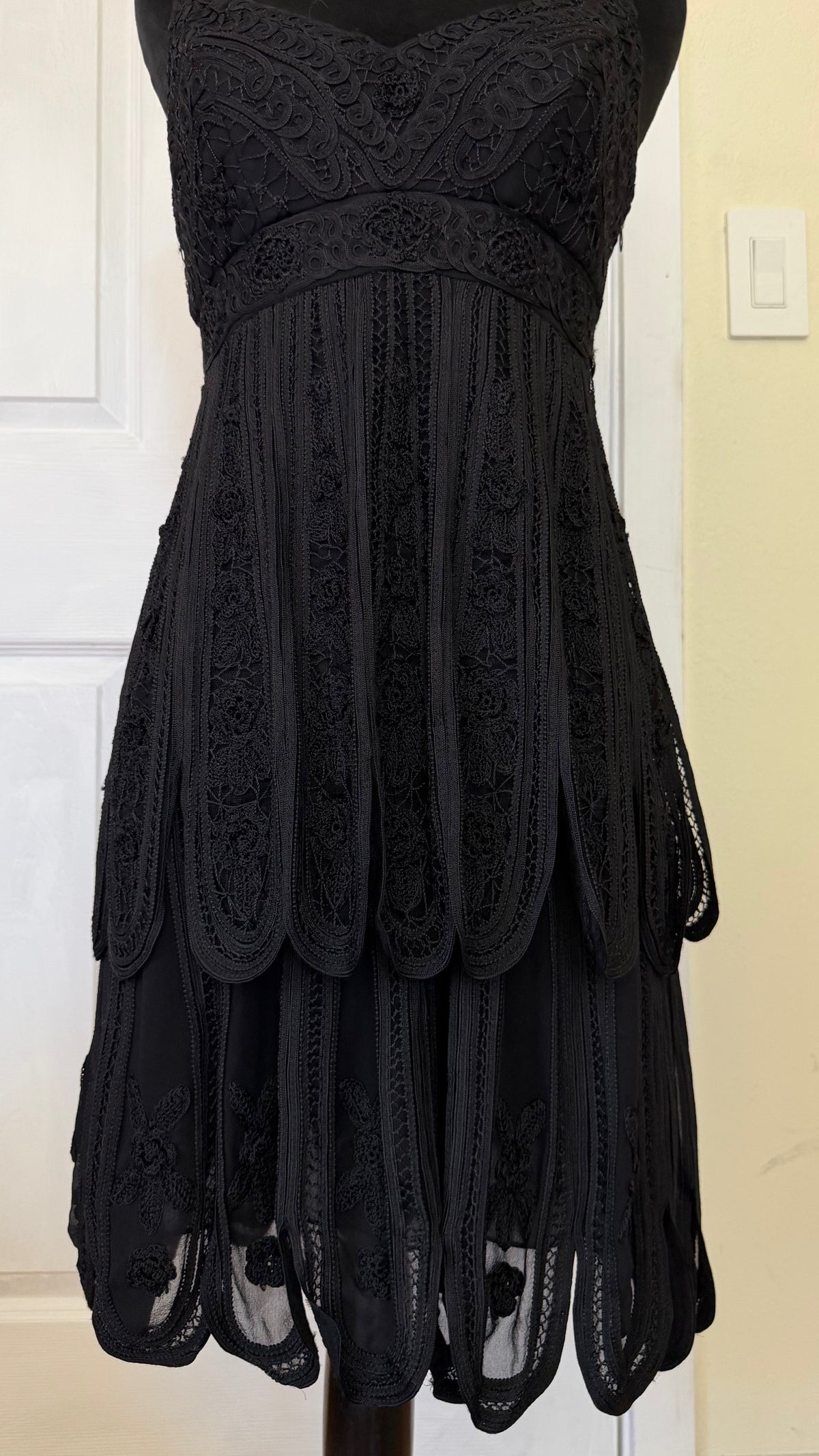 beaded sue wong dress
