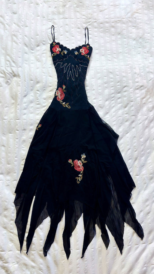 beaded cache dress