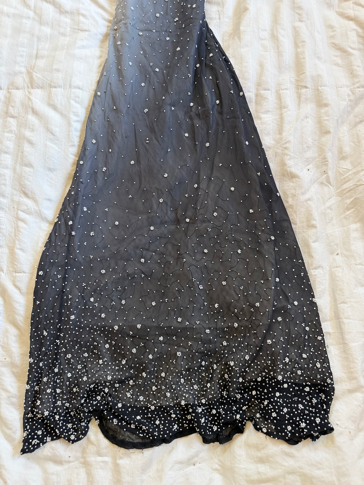 beaded maxi dress