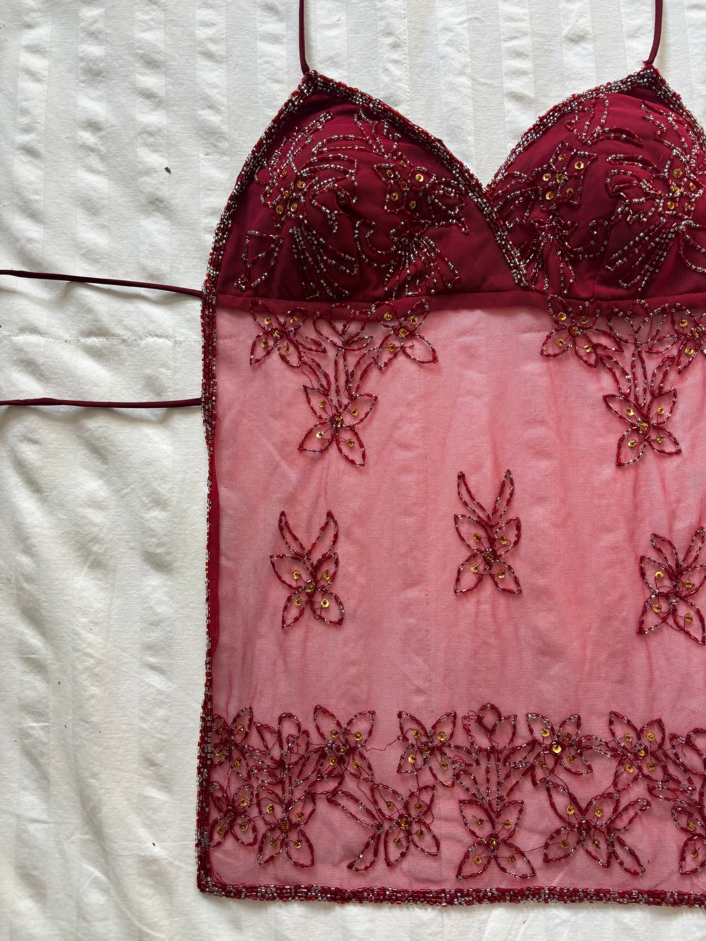 beaded top