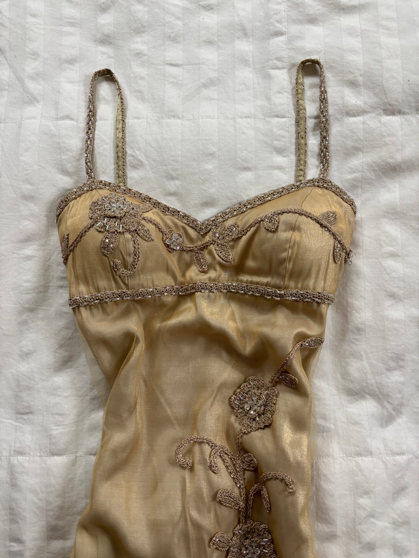 beaded vintage sue wong dress