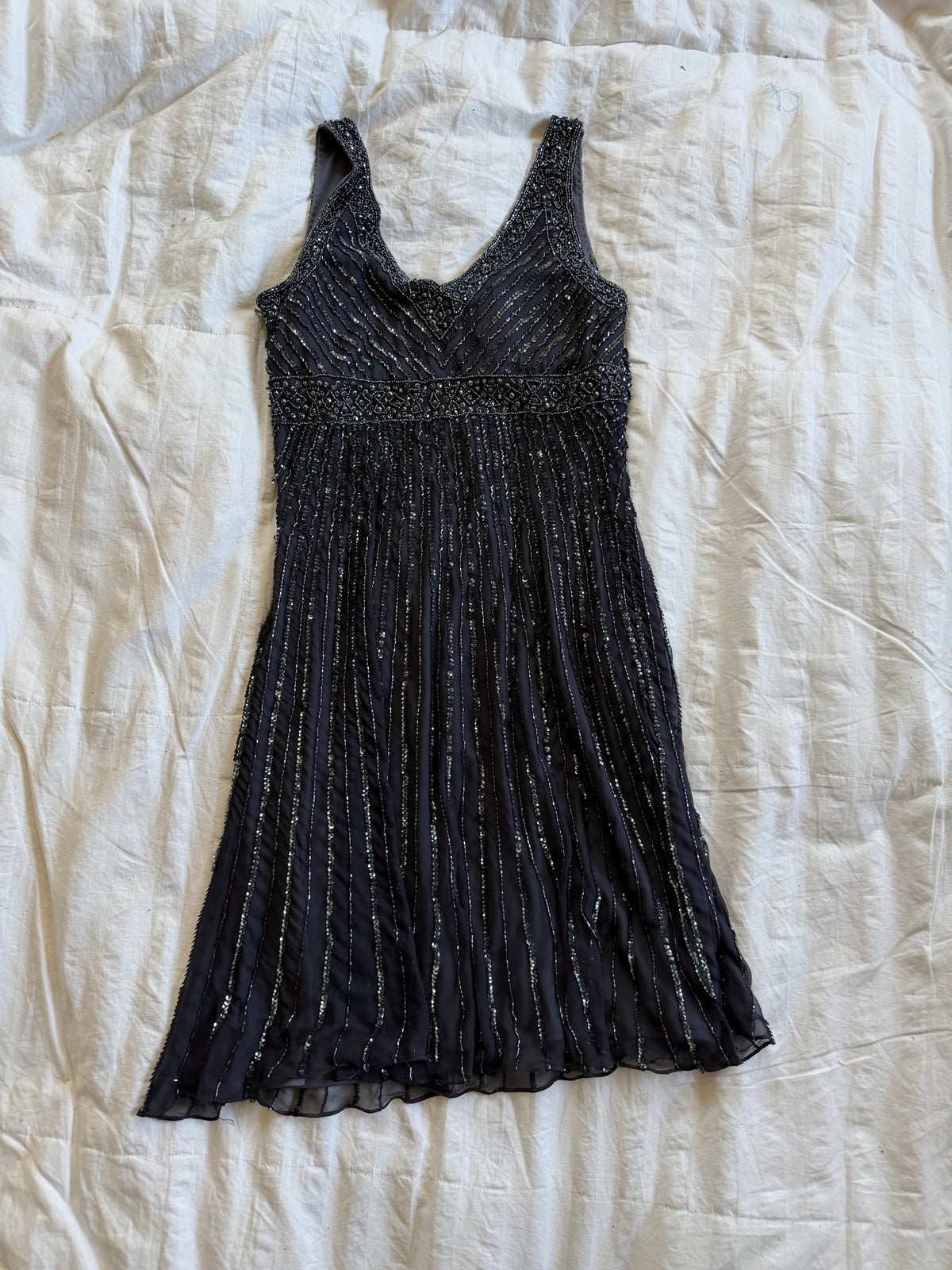 adorable beaded patra dress
