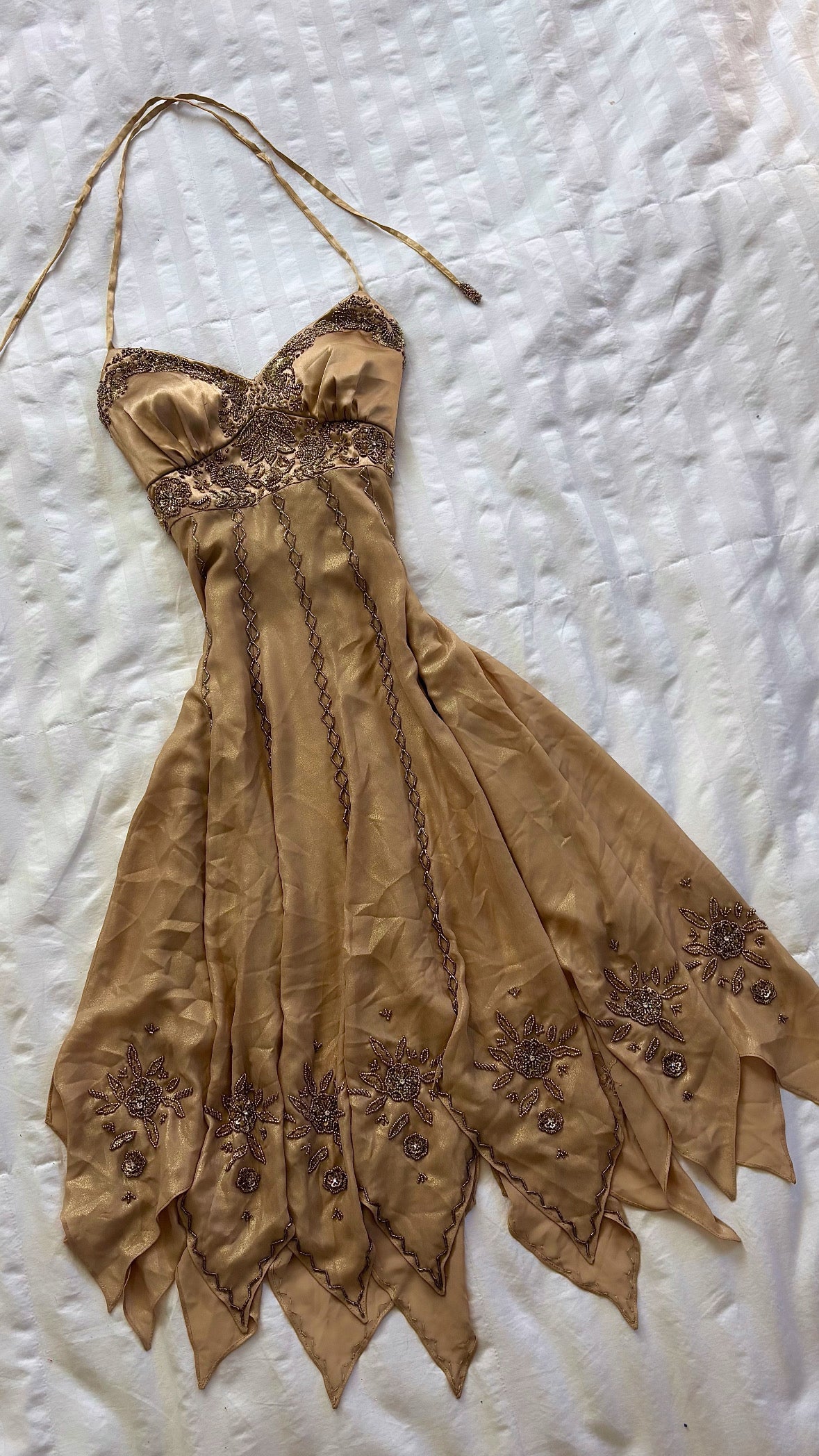 beaded sue wong dress