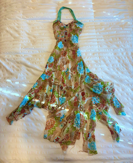 asymmetrical fairy dress