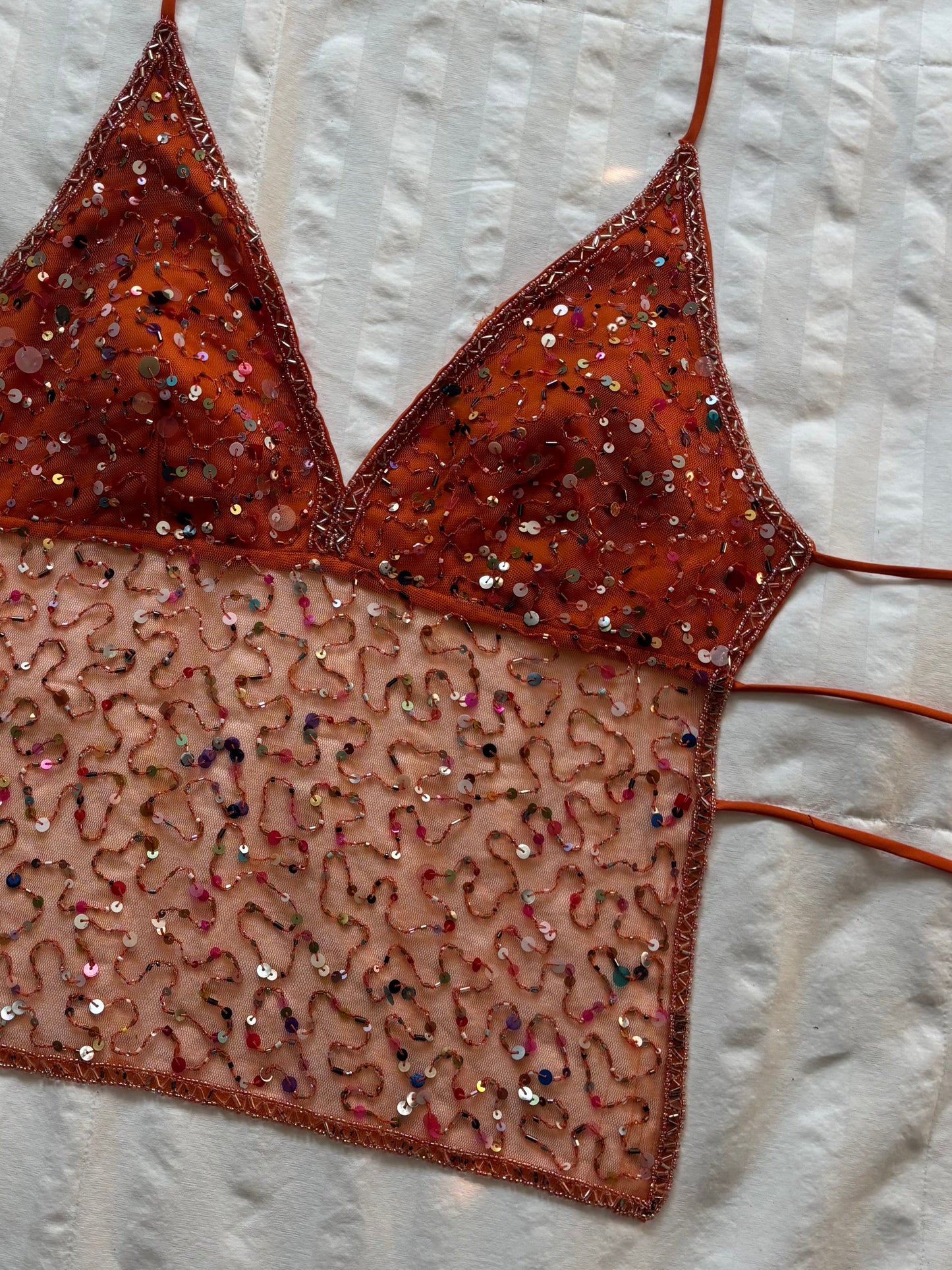 beaded top