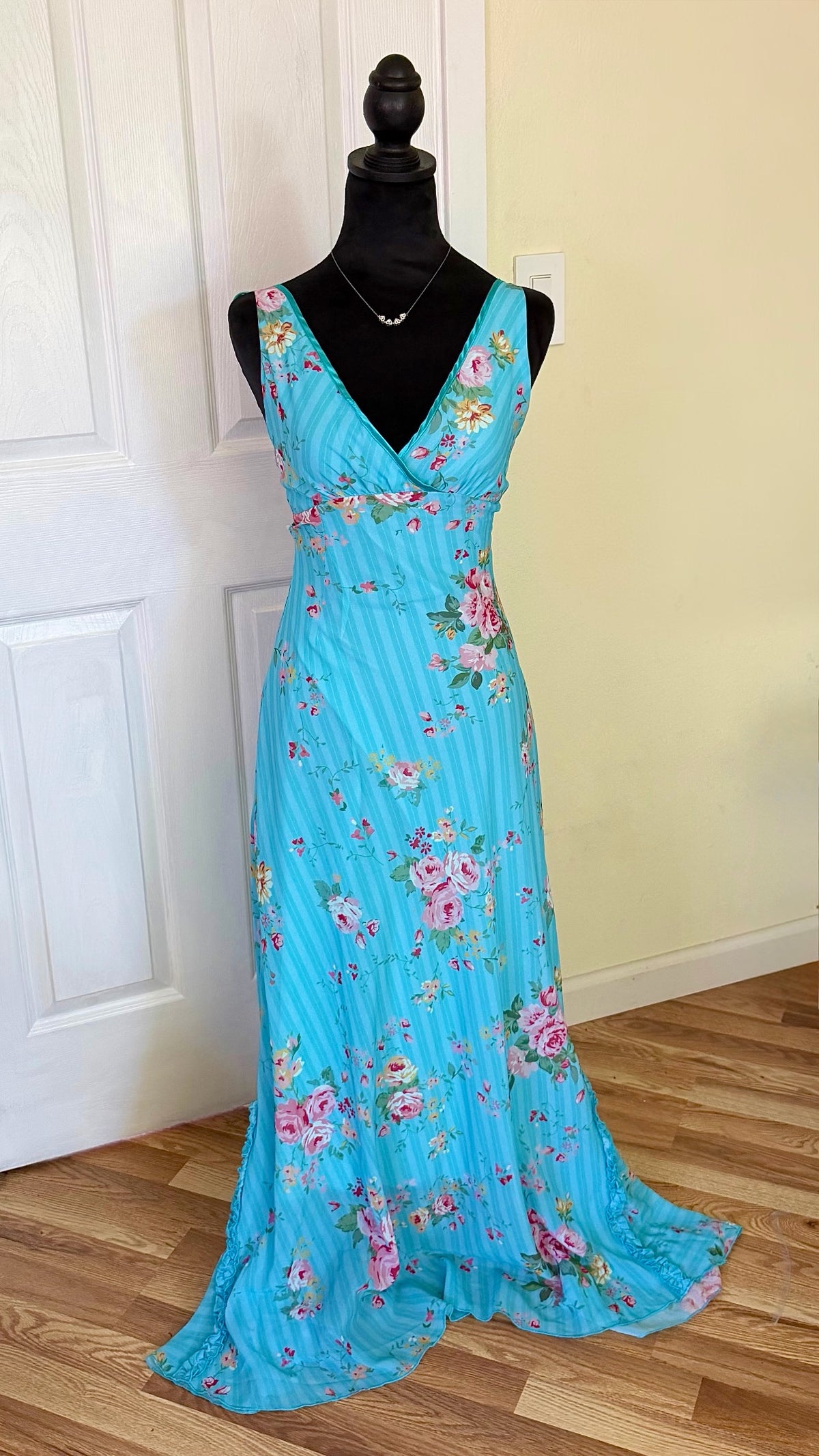 floral maxi dress