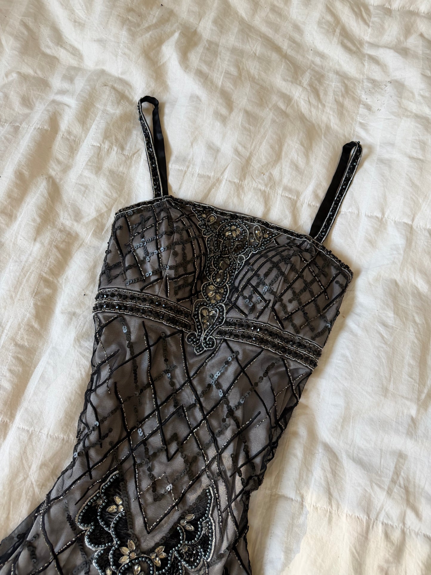 adorable beaded sue wong dress