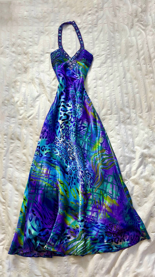 beaded maxi dress