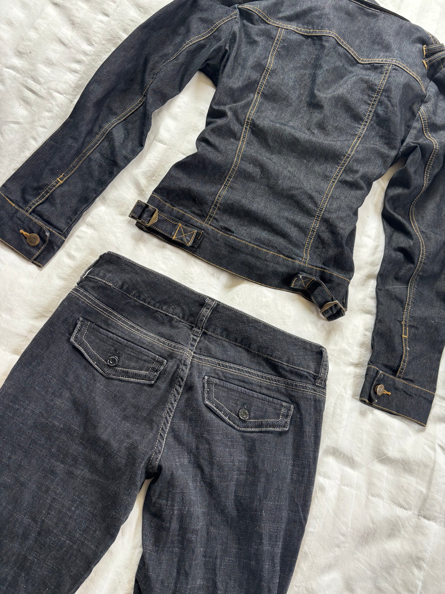 y2k denim set