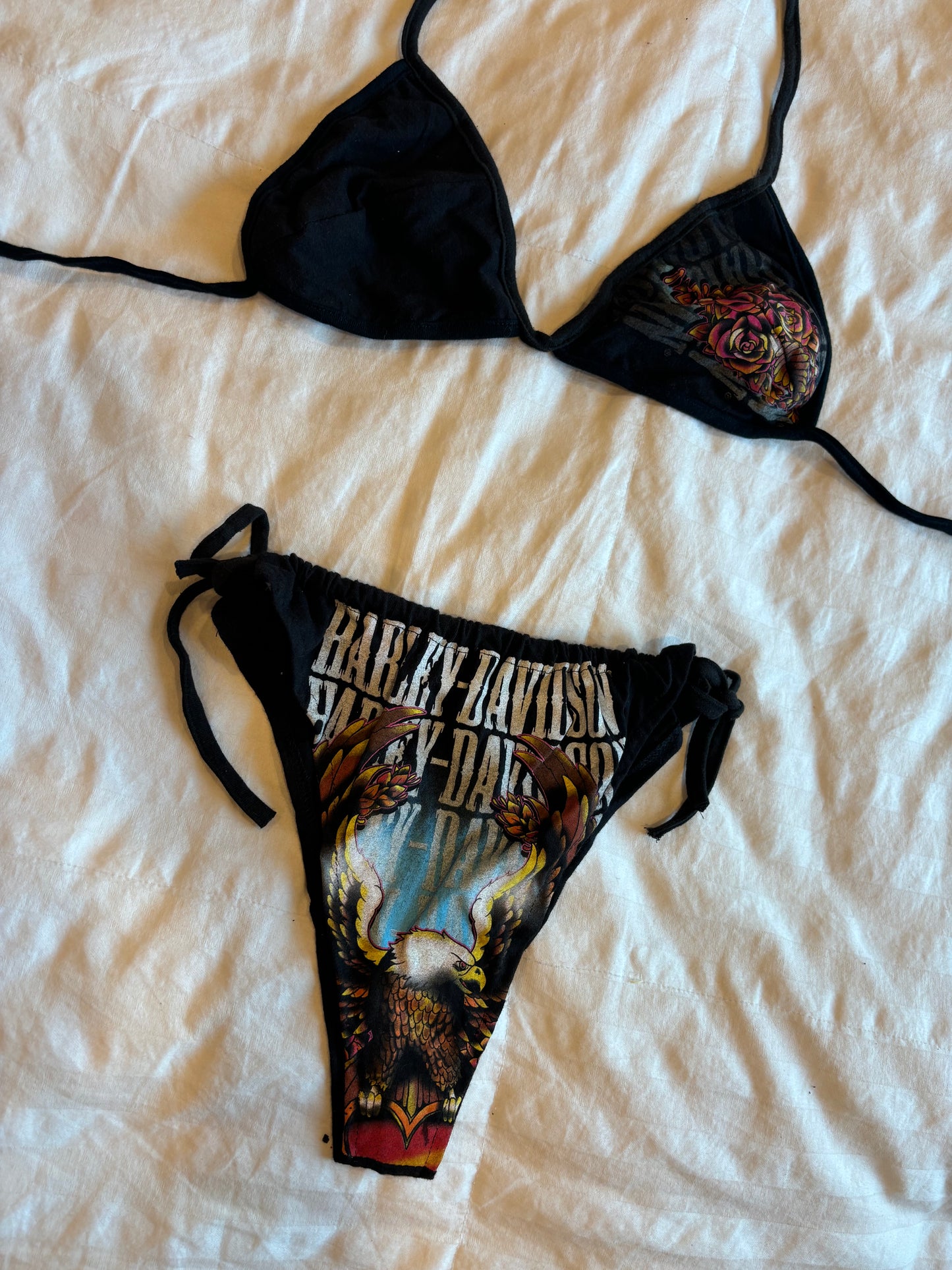 reworked harley davidson bikini