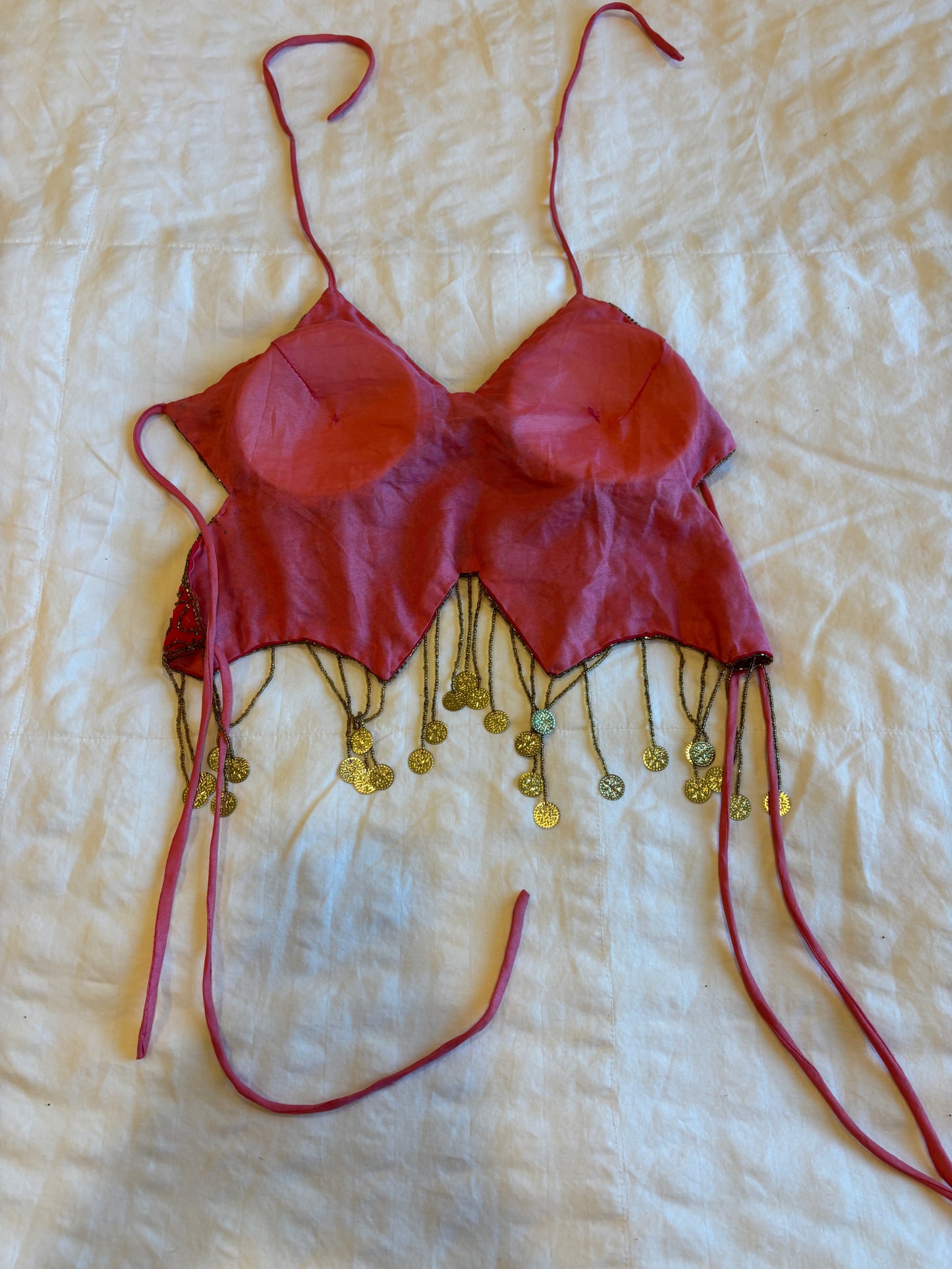 beaded halter top