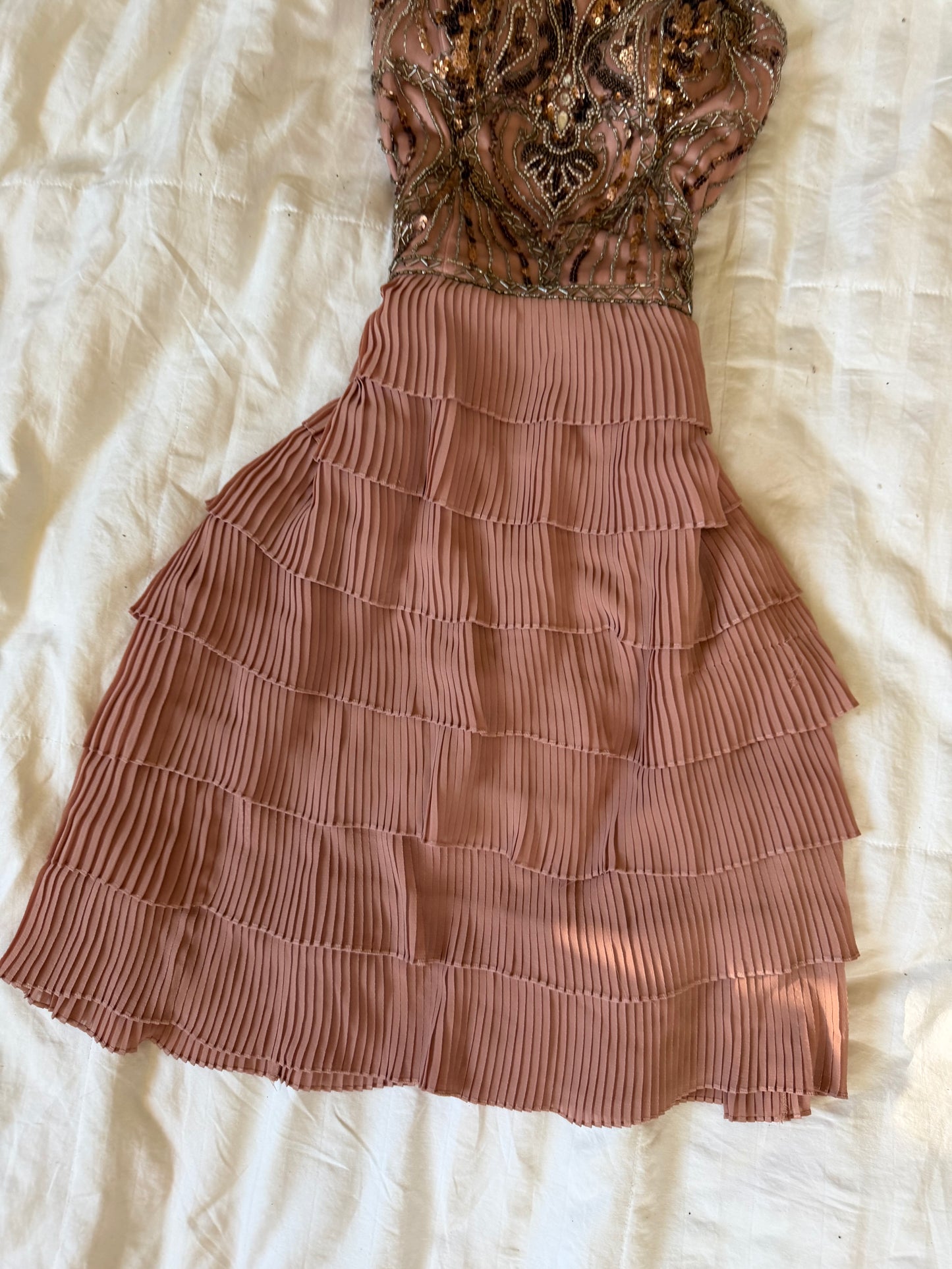 beaded  sue wong dress