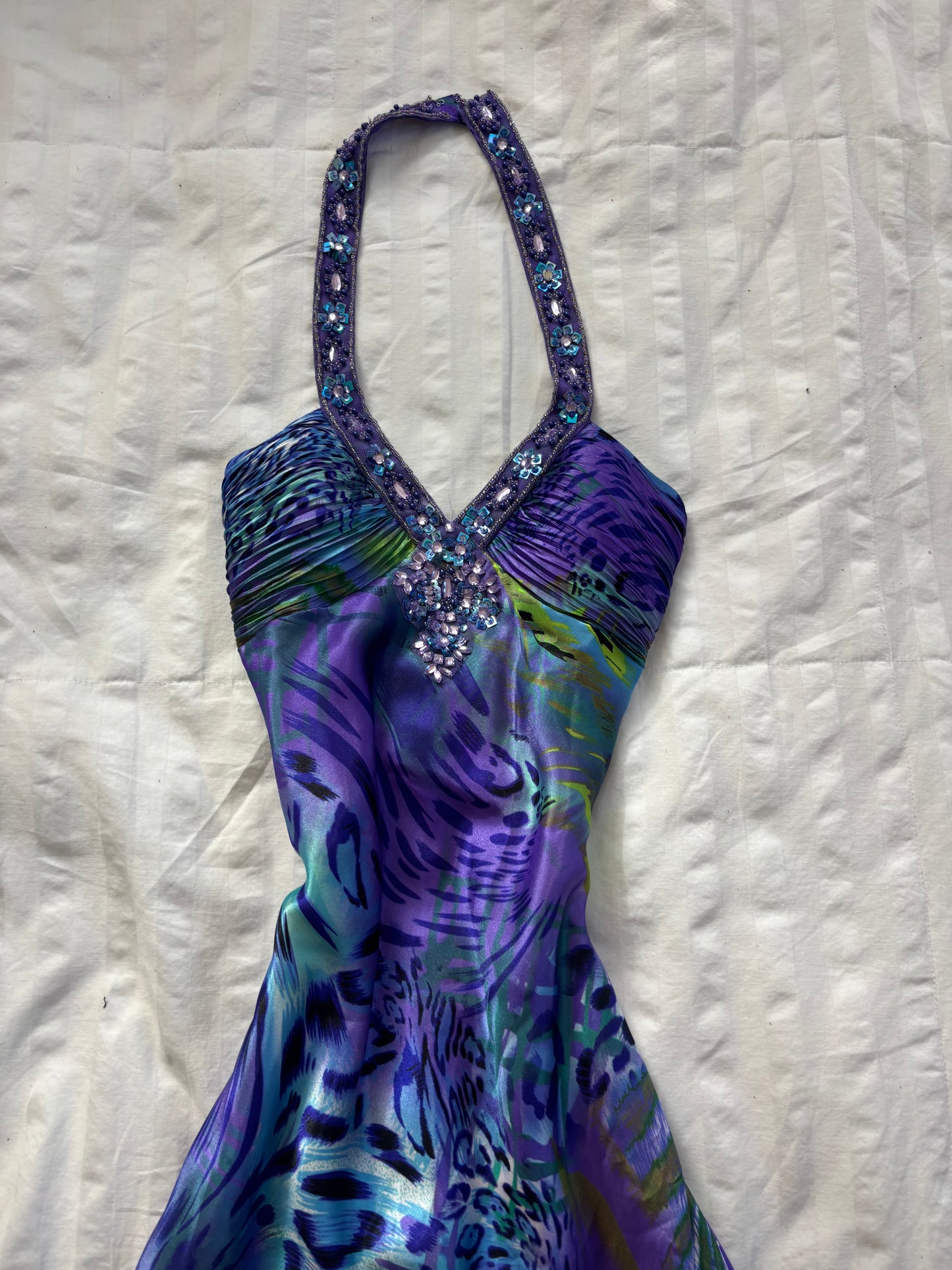 beaded maxi dress