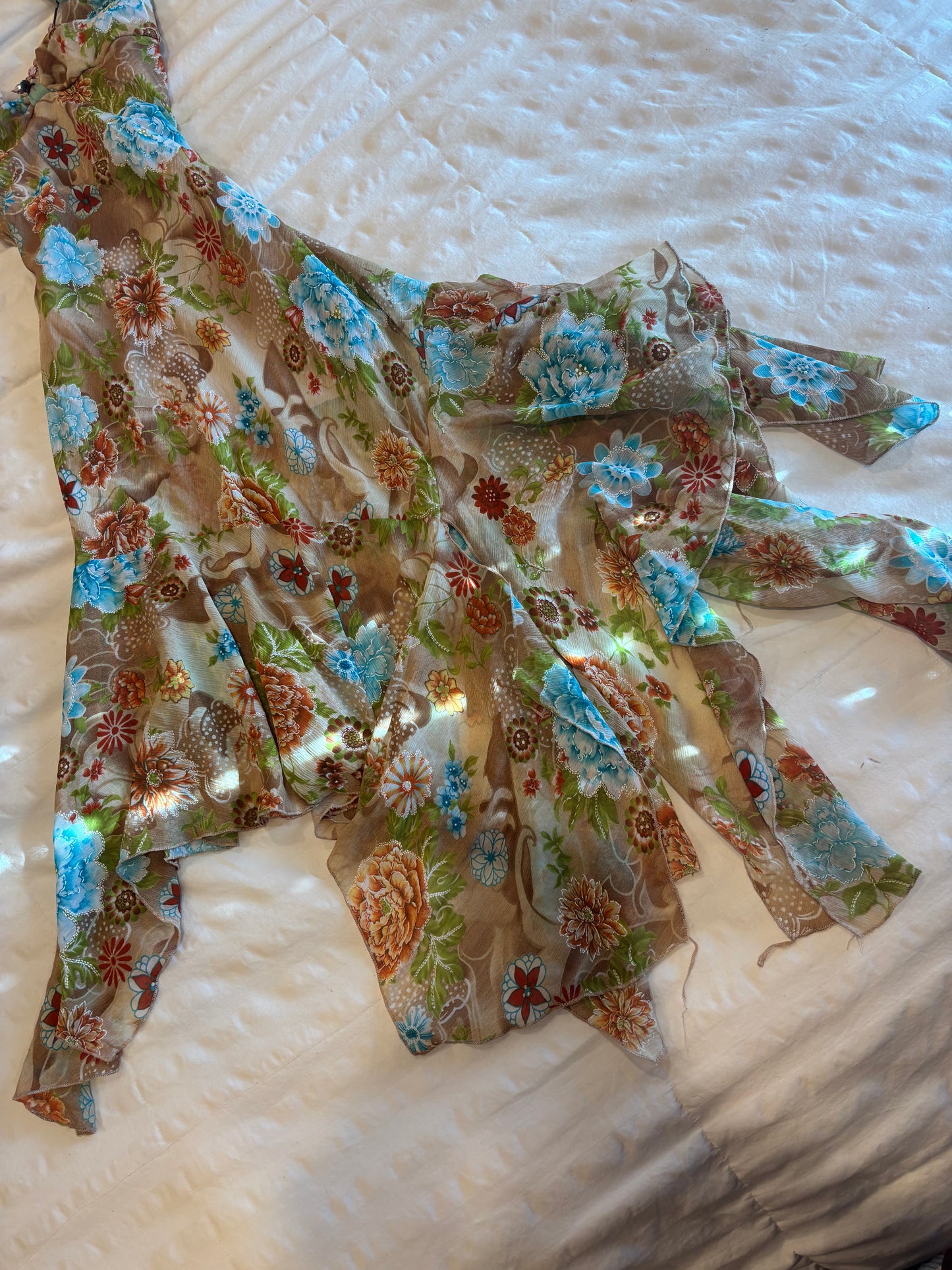 asymmetrical fairy dress