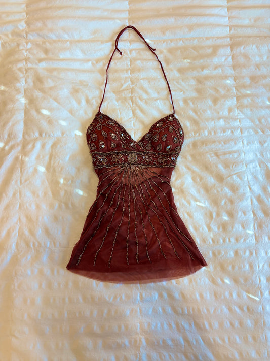 beaded top