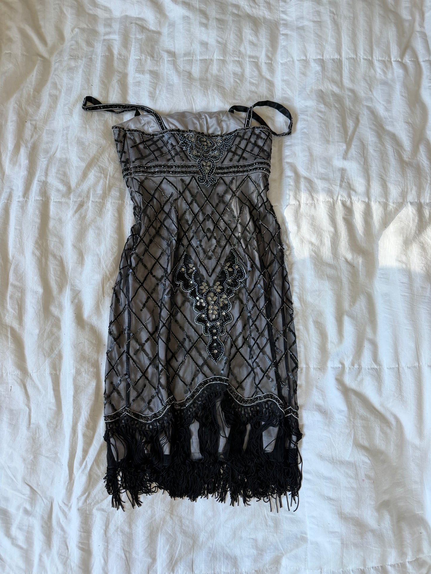 adorable beaded sue wong dress