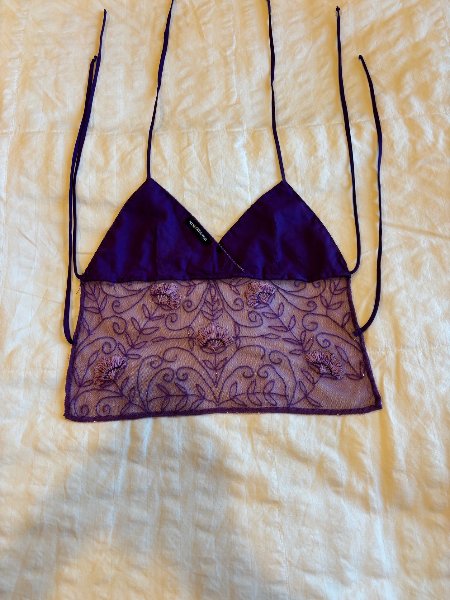 beaded halter top
