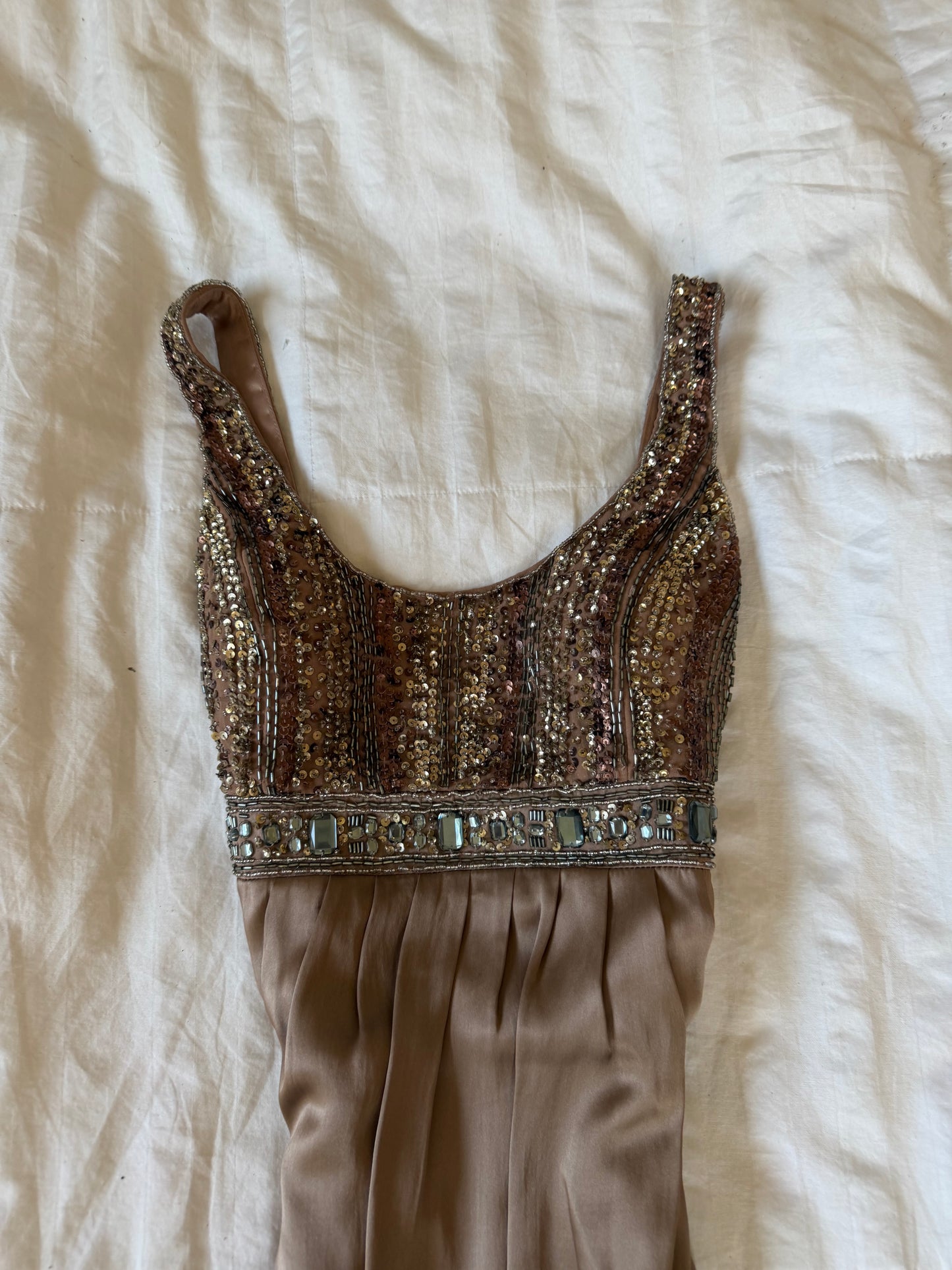 beaded  sue wong dress
