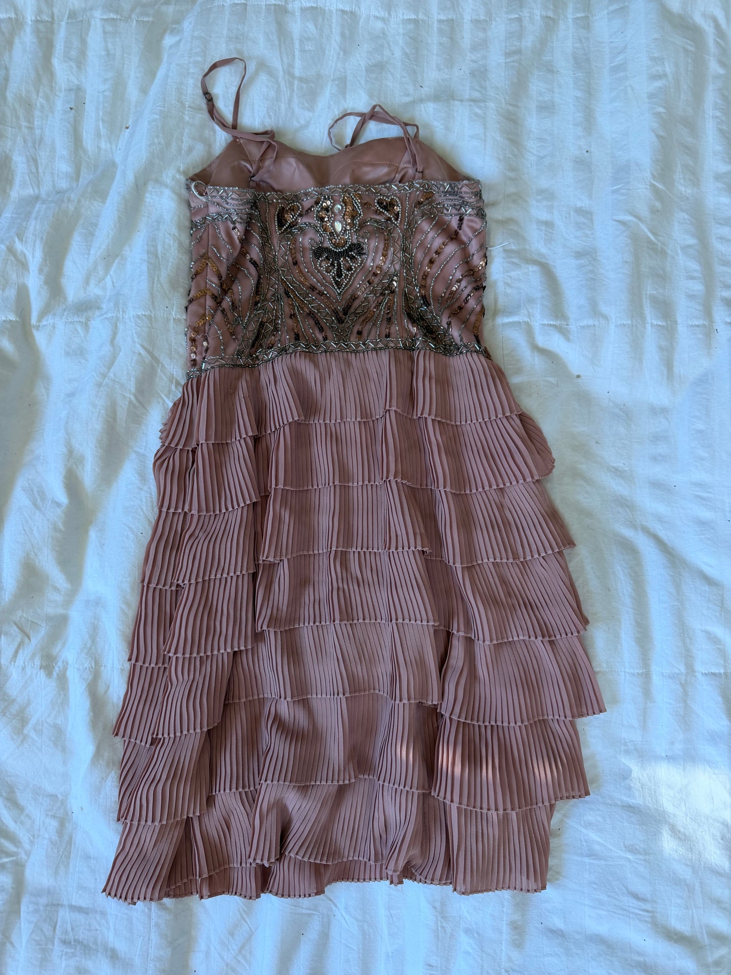beaded  sue wong dress