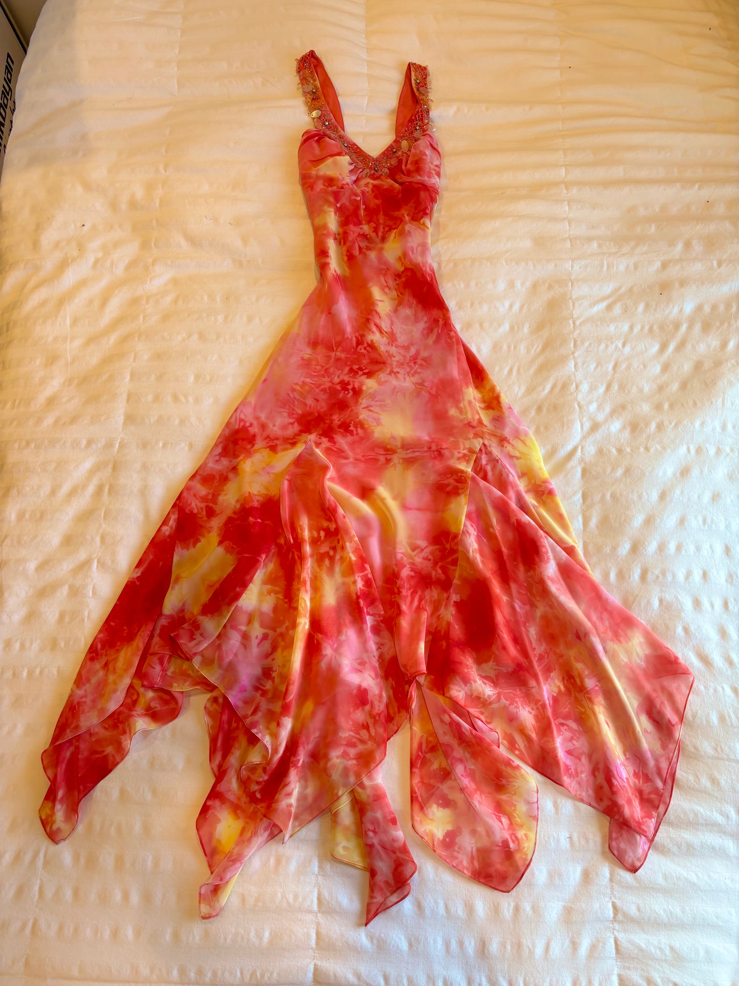 beaded maxi dress