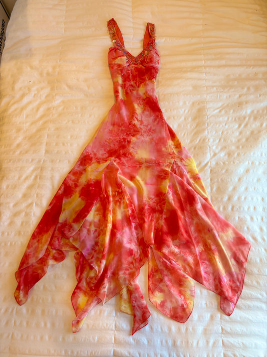beaded maxi dress