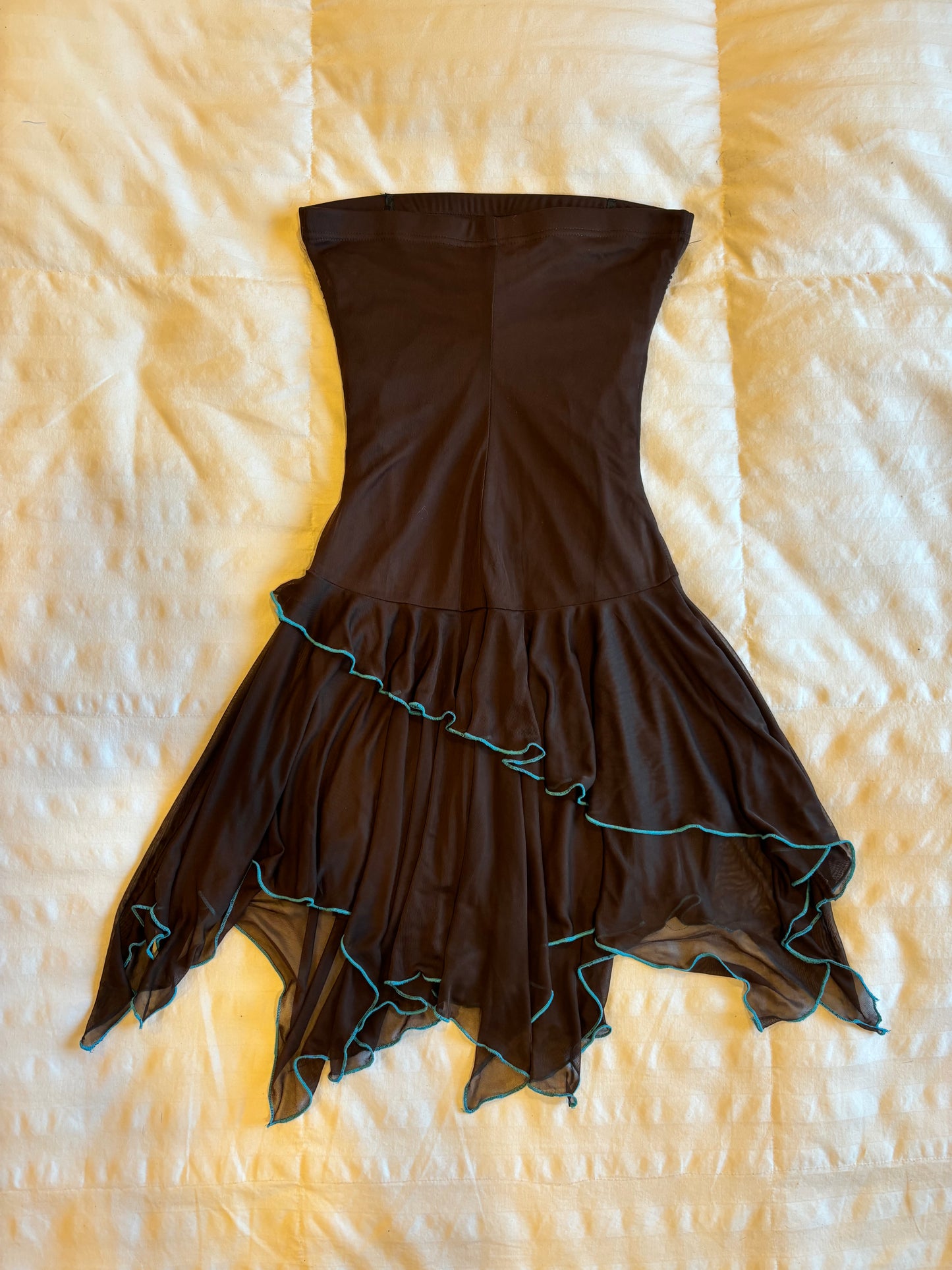 asymmetrical city triangles dress