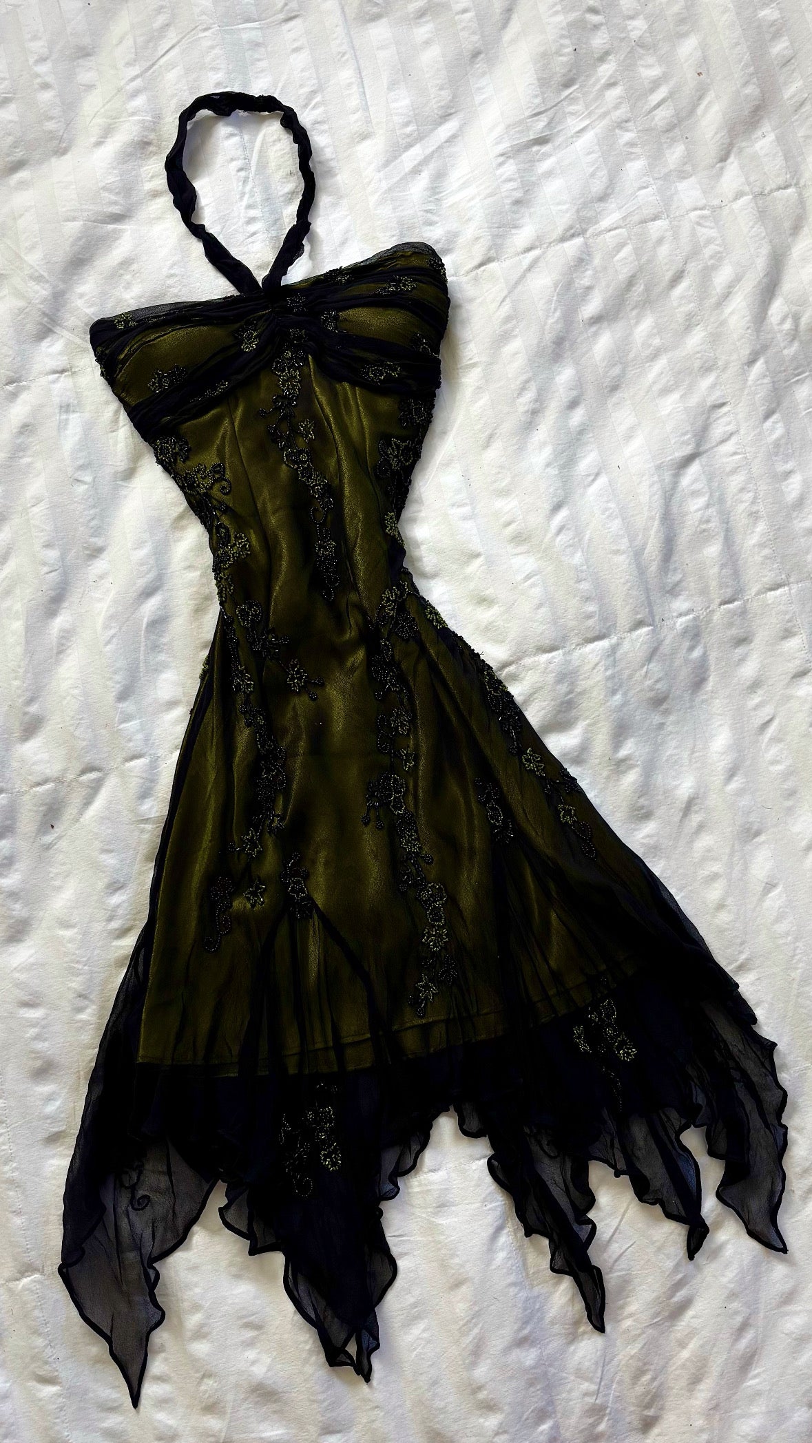 beaded scala dress