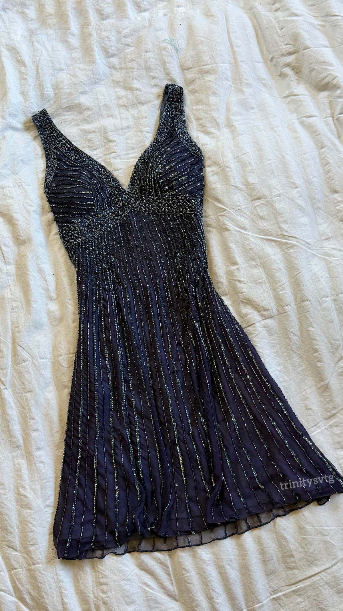 adorable beaded patra dress