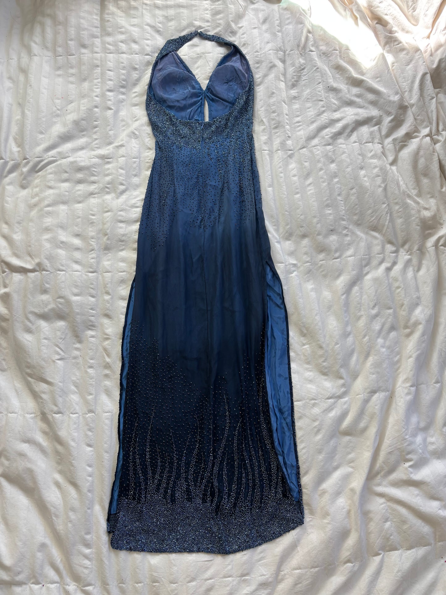 beaded maxi dress