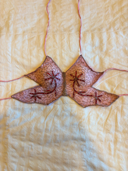 beaded halter top