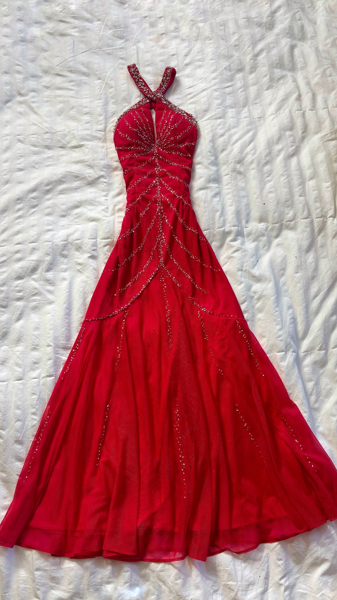 beaded maxi dress