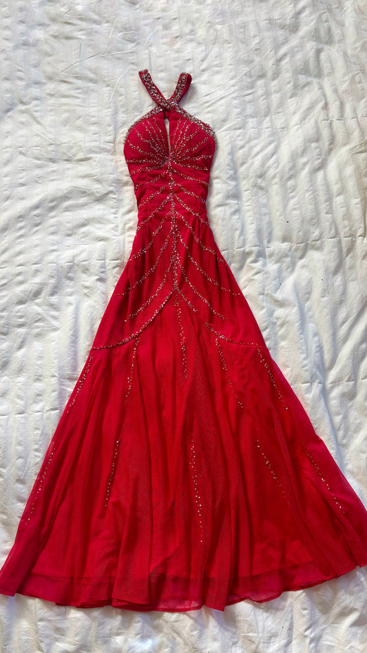 beaded maxi dress
