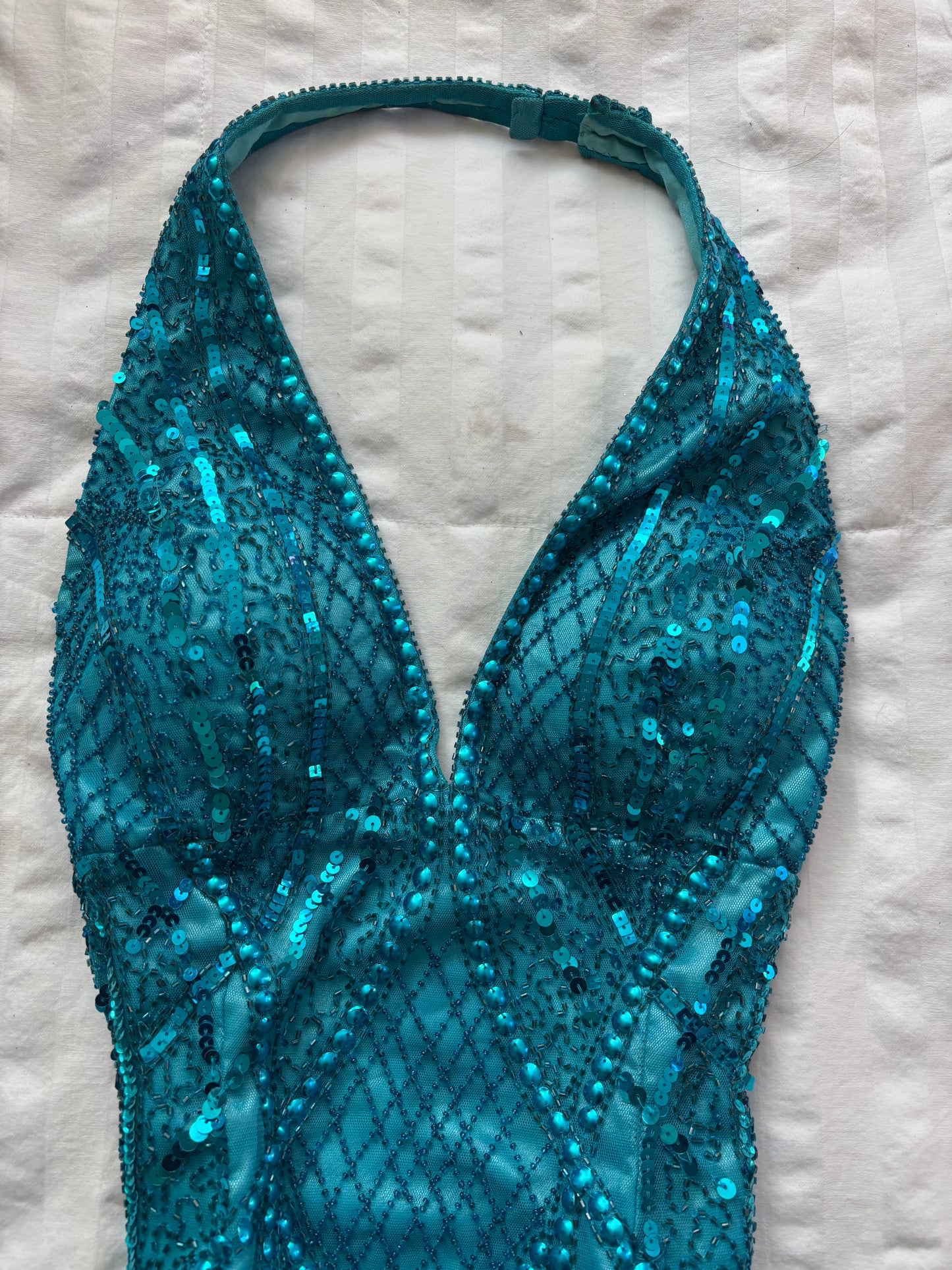 beaded scala dress