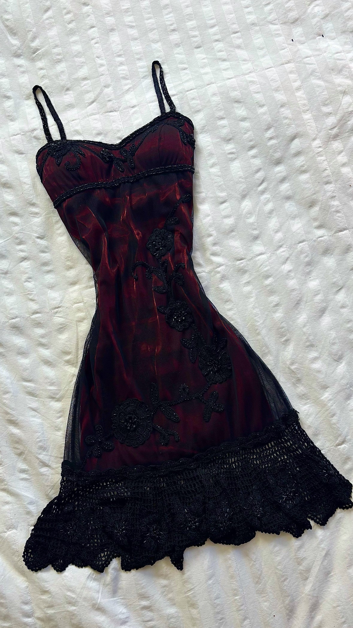 beaded sue wong dress