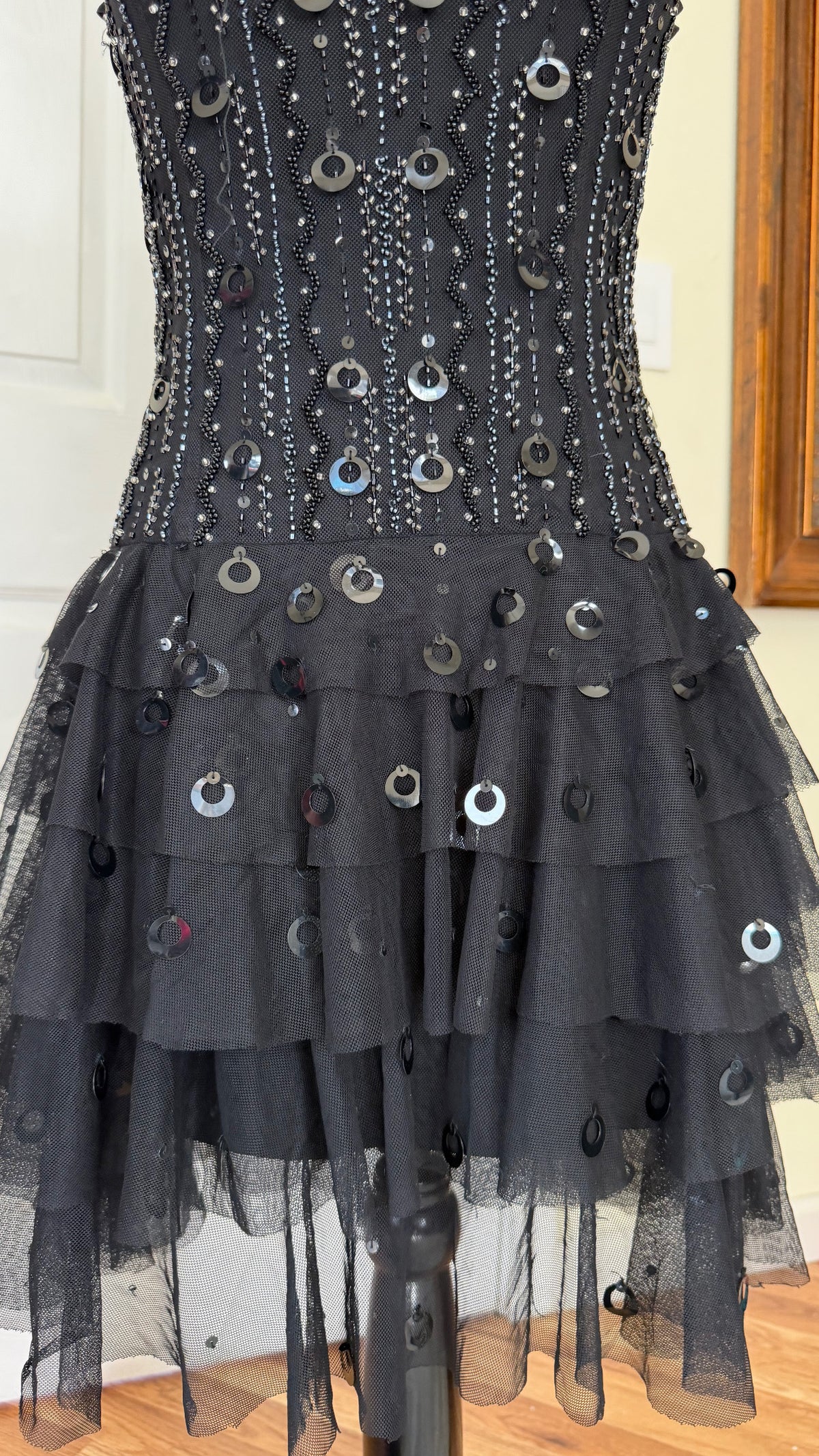 beaded jovani dress