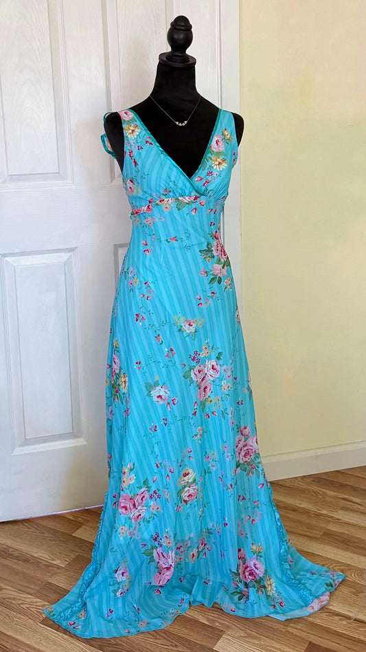 floral maxi dress