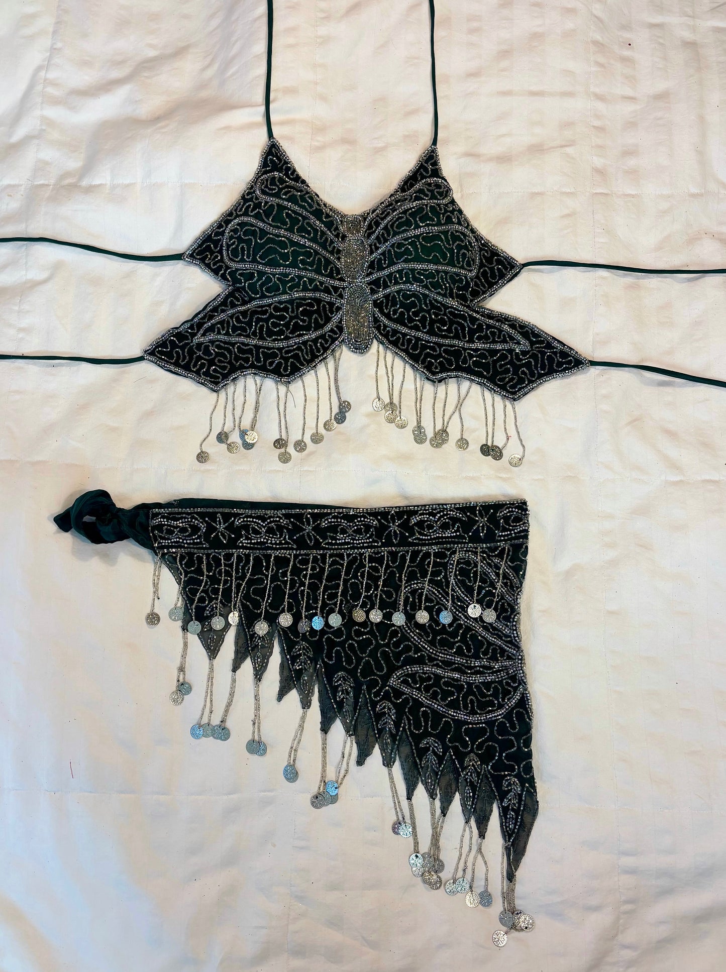 adorable                             beaded butterfly set
