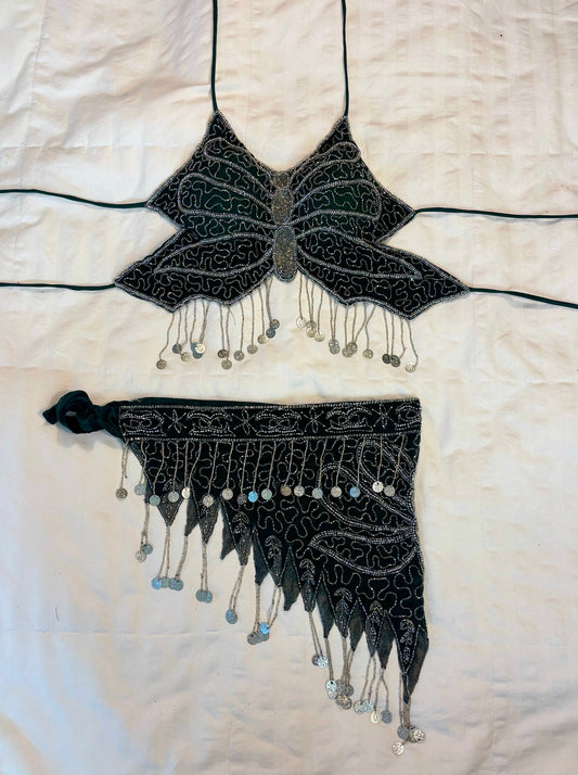 adorable                             beaded butterfly set