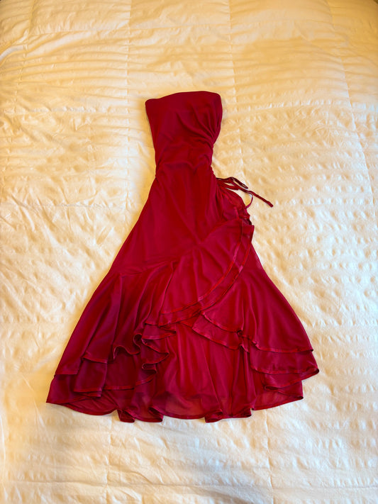 fairy strapless dress
